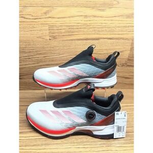 Adidas Adizero ZG BOA Spikeless Golf Shoe White Red Black IH9896 Men's Size 12